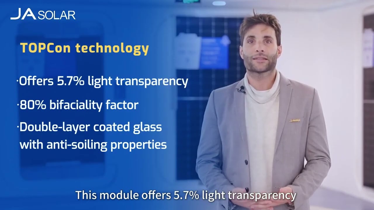 Agrivoltaics + Clean Energy | JA Solar&rsquo;s Transparent JAM72D40MB Module for AgriPV