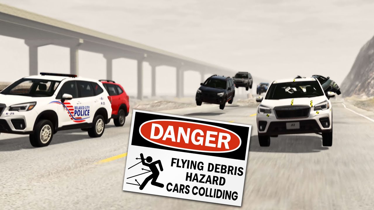 BeamNG Drive - Racing and Crashing All The Hirochi Trekker Variants