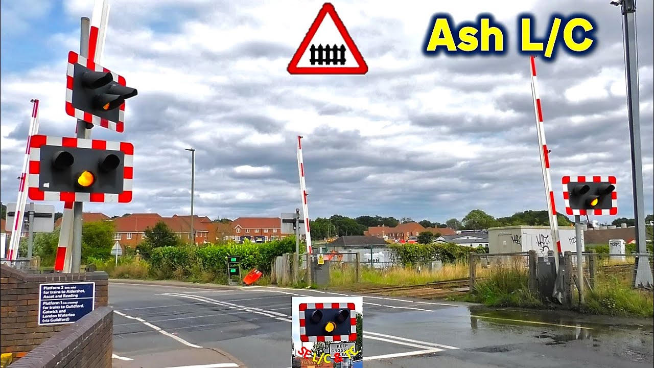 Now Bypassed: Ash Level Crossing, Surrey
