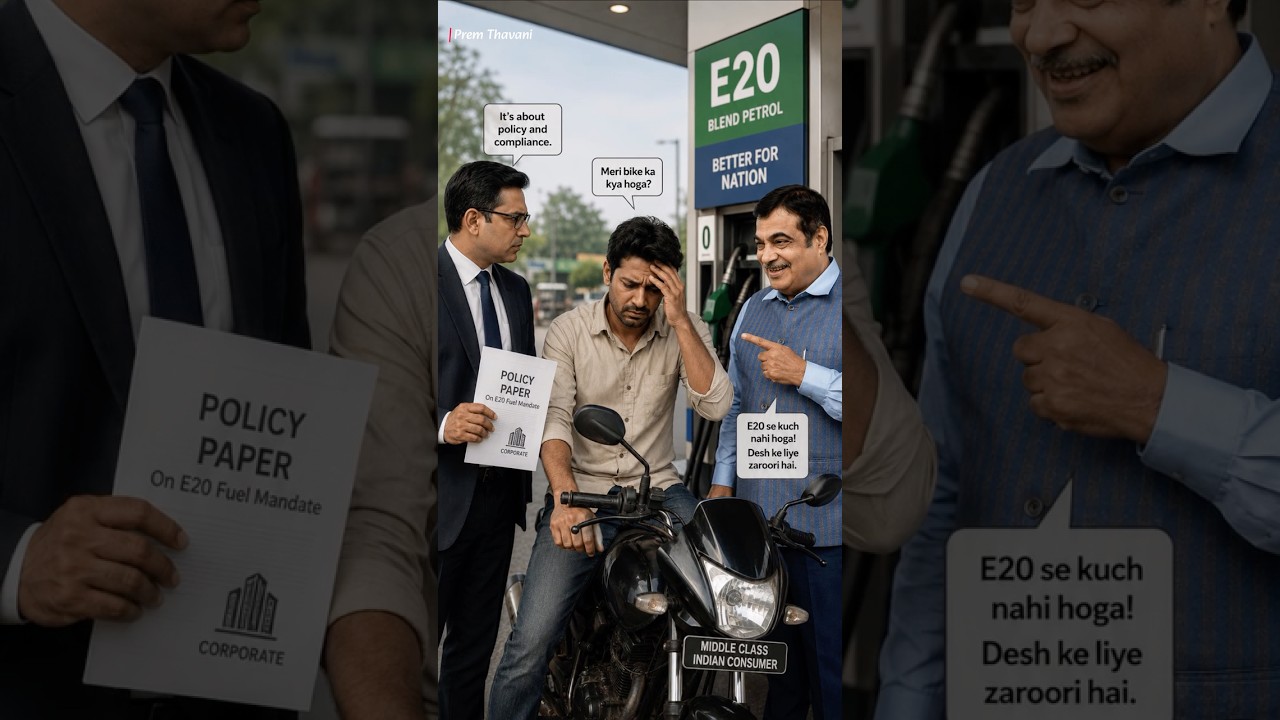 Gadkari&rsquo;s E20 🍭                         #shorts