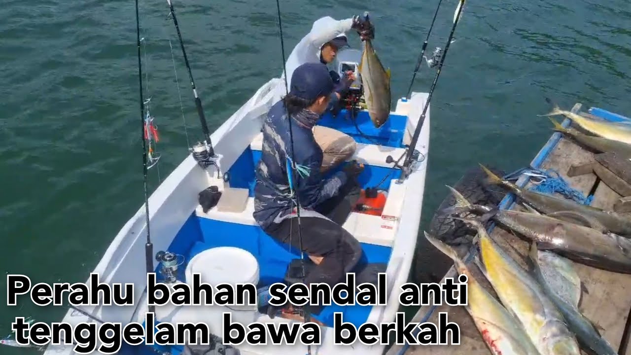 MINI BOAT BAHAN SPON EVA ANTI TENGGELAM size 4mtr x 120 pruduk FIRMAN KANO BALI