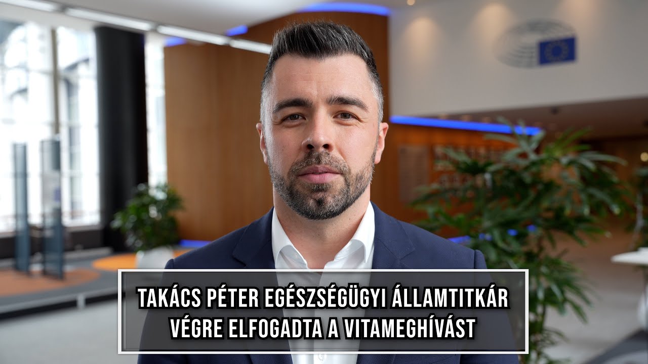 Nagyon örülök, hogy Takács Péter egészségügyi államtitkár végre elfogadta a vitameghívást!