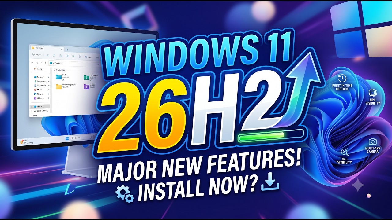 Big Changes! Windows 11 26H2 Update Explained in Hindi