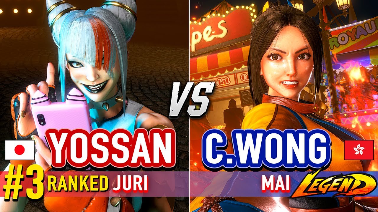 SF6 🔥 YOSSAN (#3 Ranked Juri) vs CHRIS WONG (Mai) & KAZUNOKO (Mai) 🔥 SF6 High Level Gameplay
