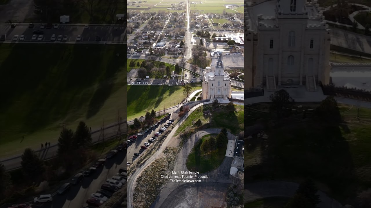 Manti Utah temple. Couldn't film inside but, definitely recommend   
