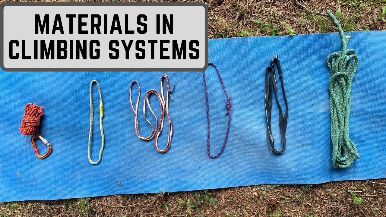 Climbing Material Properties: Nylon, Dyneema (UHMWPE) , Aramid