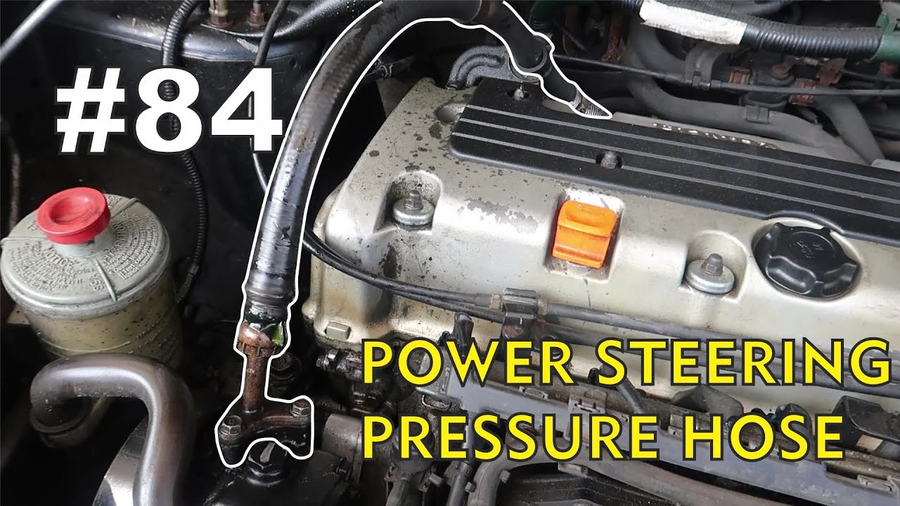 Como cambiar manguera del power steering CRV 2002
