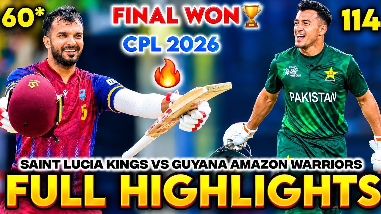 Jamaica Kingsmen vs Antigua and Barbuda Falcons CPL Final Full Highlights 2026 | JKM vs ABF