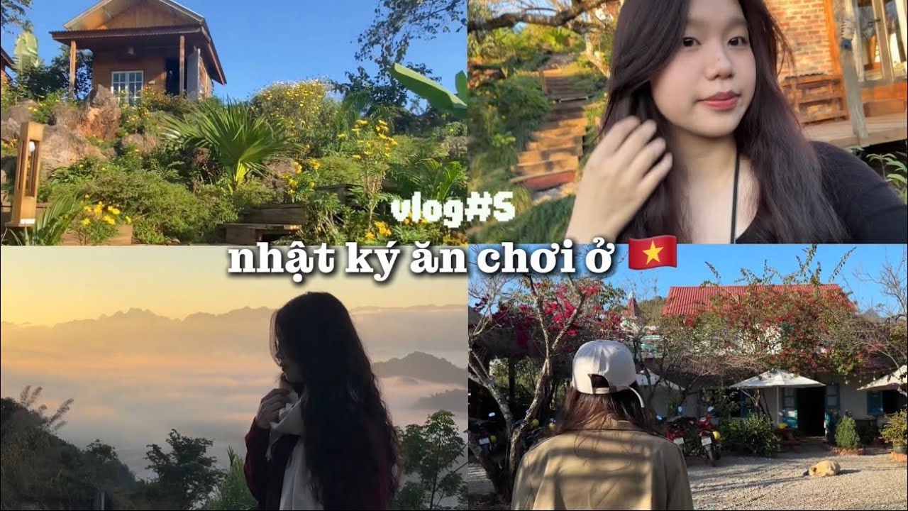 vlog#5: nhật ký ăn chơi mộc châu - hà nội - vinh😛 #duhocuc #vietnam #mộcchâu