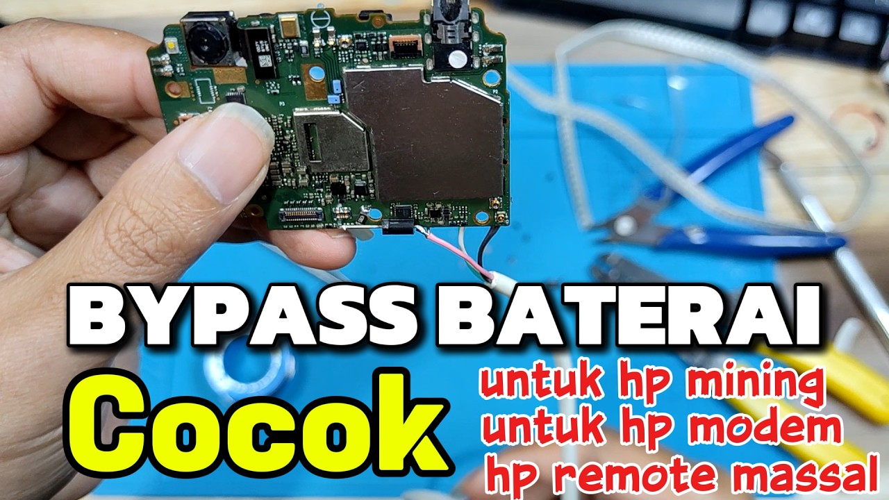 NYALAKAN HP TANPA BATERAI TANPA ADAPTER BATERAI | BYPASS BATERAI REDMI 4A