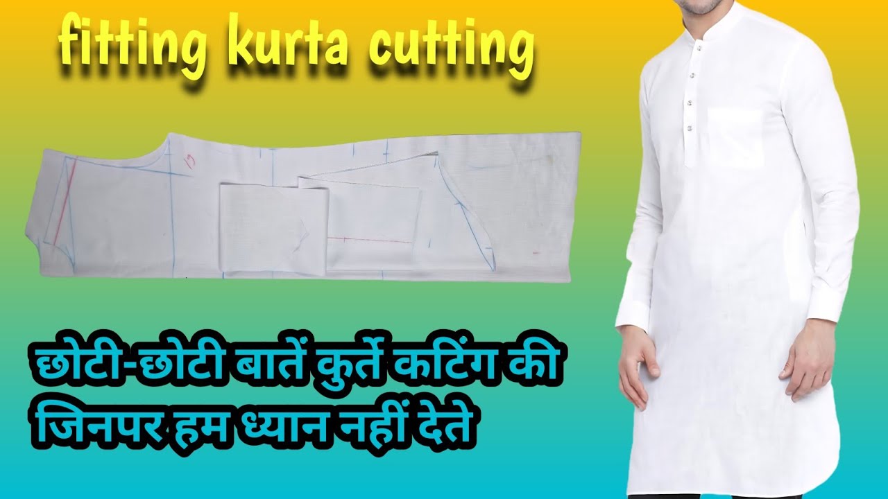 Fitting Kurta Cutting । कुर्ता की फुल कटिंग । Easy Kurta Cutting