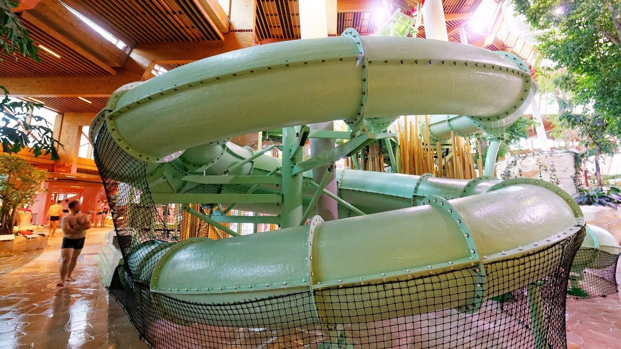 Splatch :: Water Play House Slide | Aqualagon Villages Nature Paris