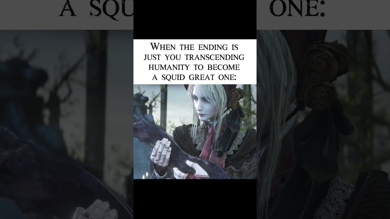 Bloodborne had Some WEIRD Endings😭 #eldenring #darksouls #bloodborne #gaming #fromsoftware