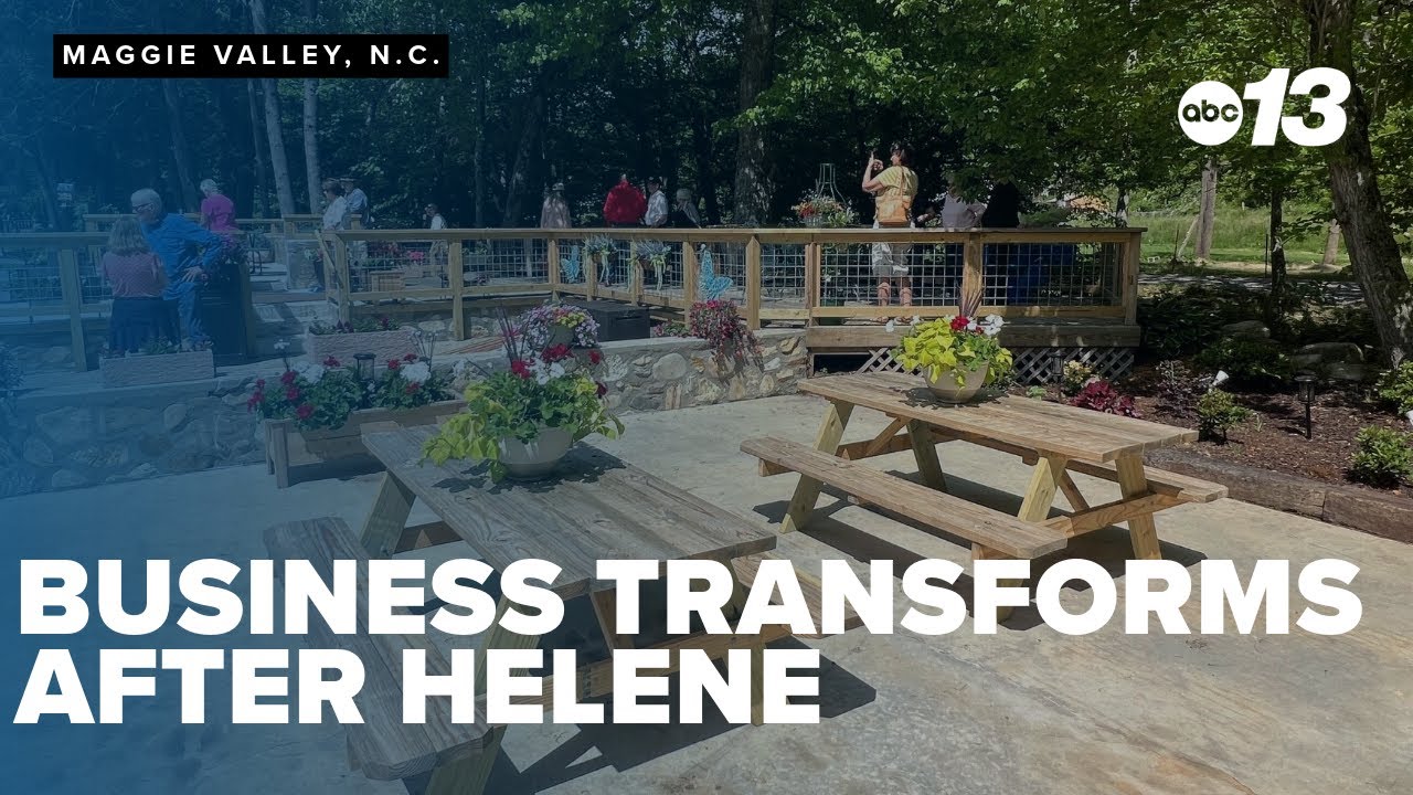 Maggie Valley business transformed to waterfront park