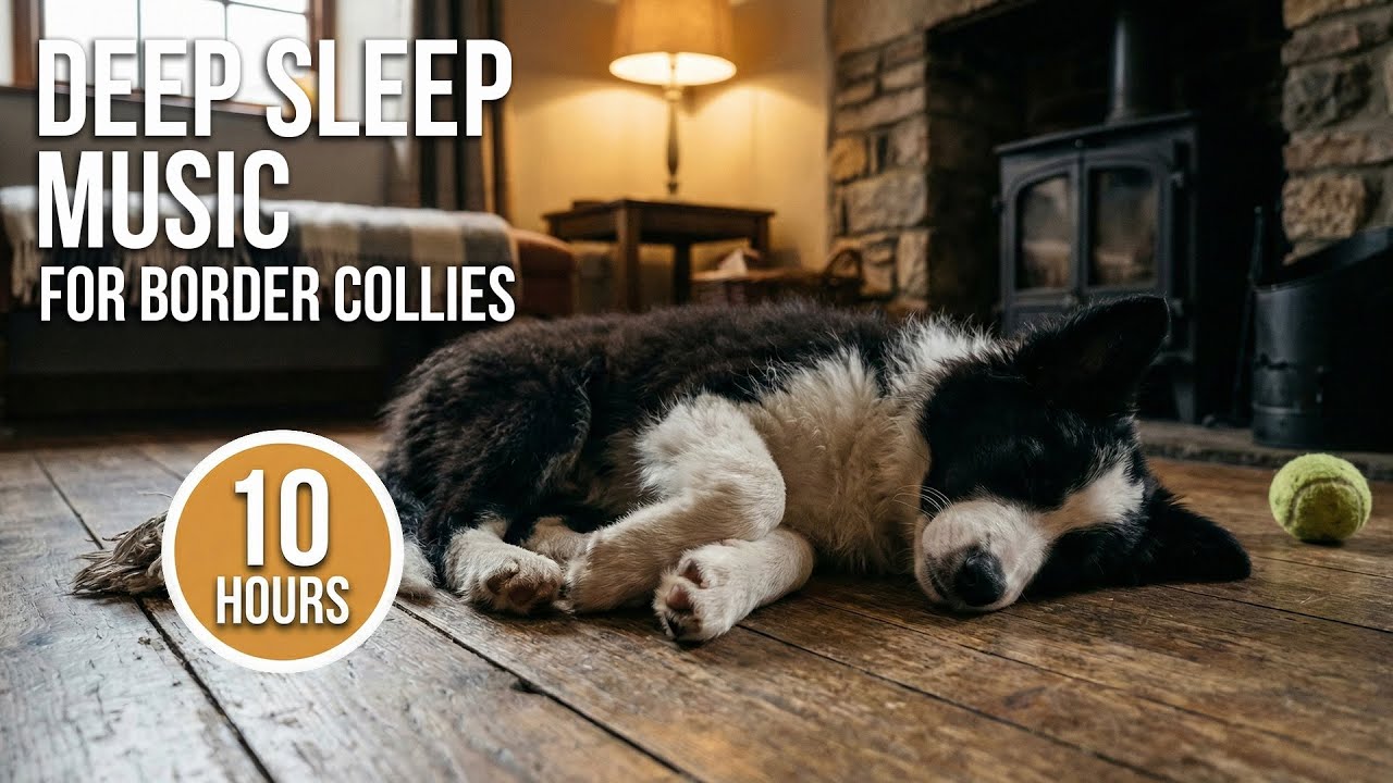 Relaxing Music for Border Collies 🐑 Calm Hyperactive Energy, Anxiety & Focus (10 Hours)