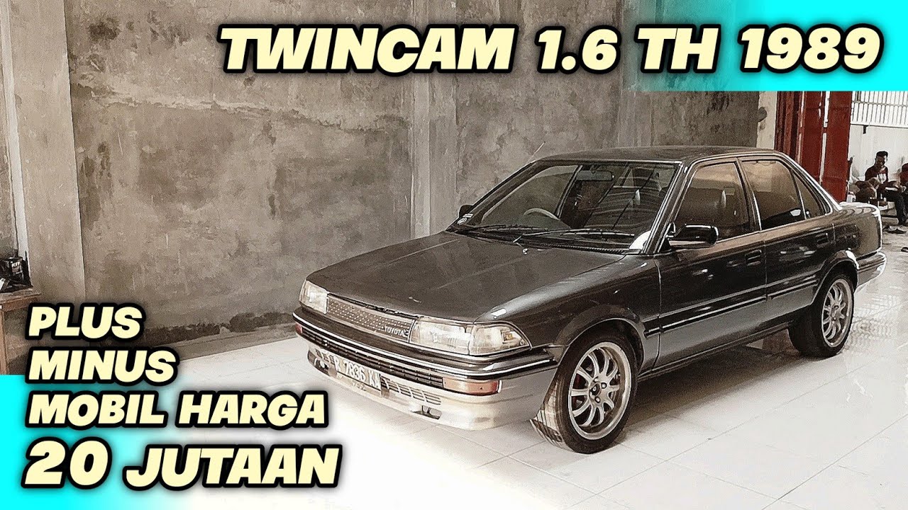 Toyota Corolla Twincam 1,6 Tahun 1989, Murah Cuma 20 Jutaan
