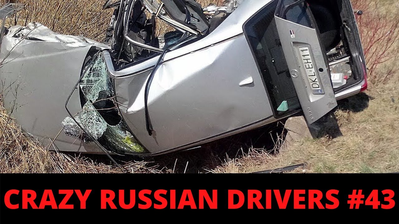 RUSSIAN DASHCAM- Crazy Drivers Car Crash Compilation #43