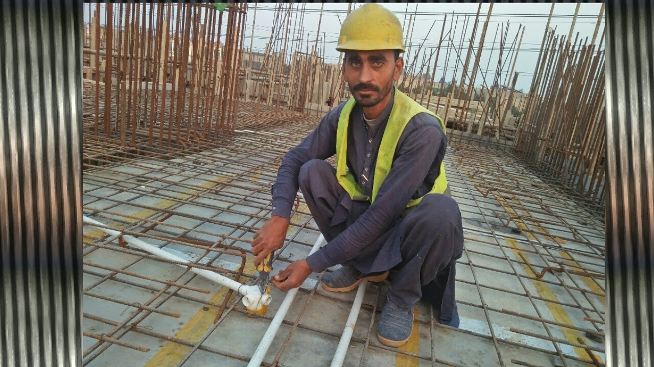 Electrical roof concrete piping #very Interested video# Azhar 99