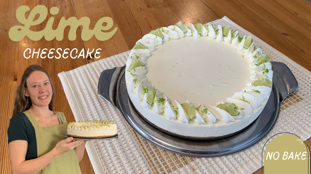 No Bake Lime Cheesecake