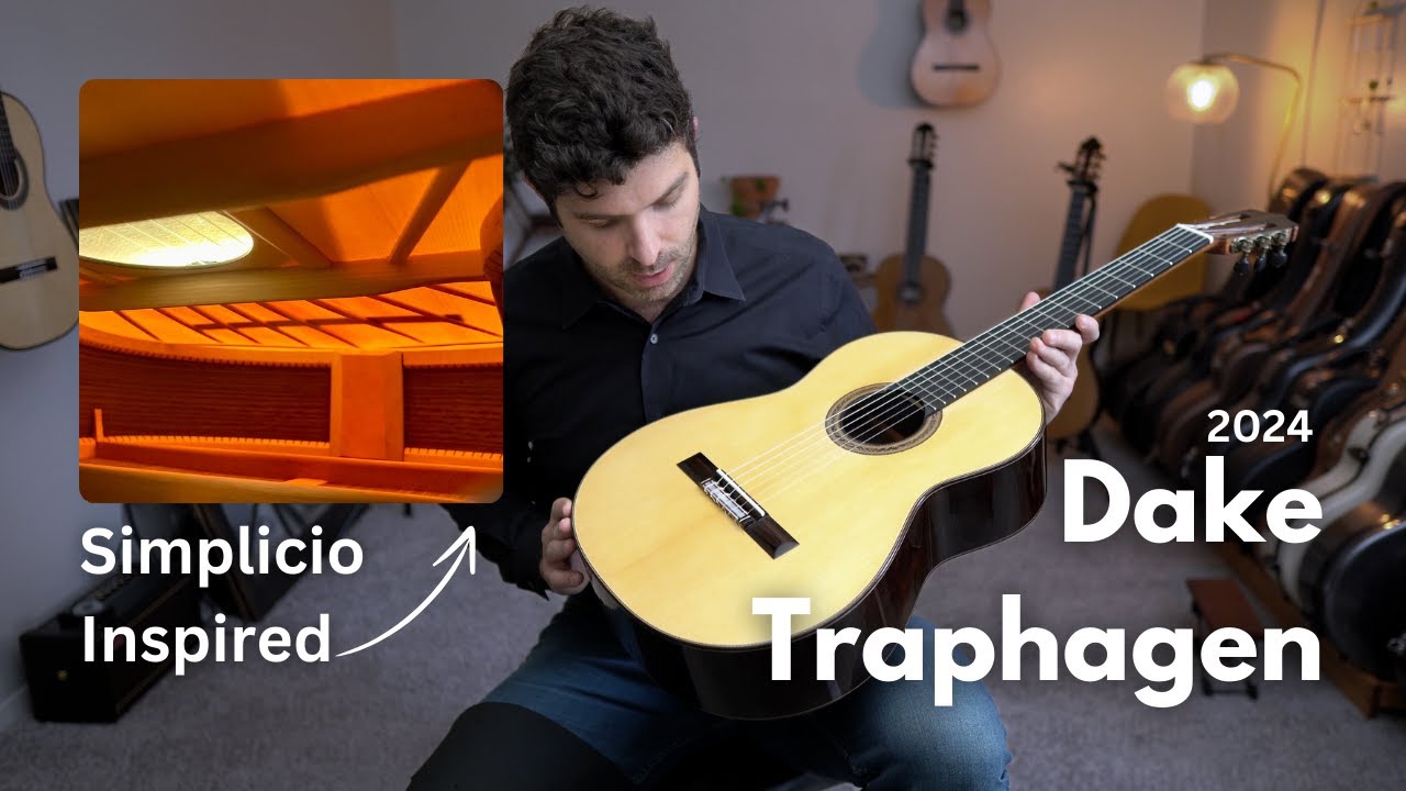 Simplicio Inspired Guitar! Dake Traphagen 2024 Classical Guitar Review | GuitarCollection.com