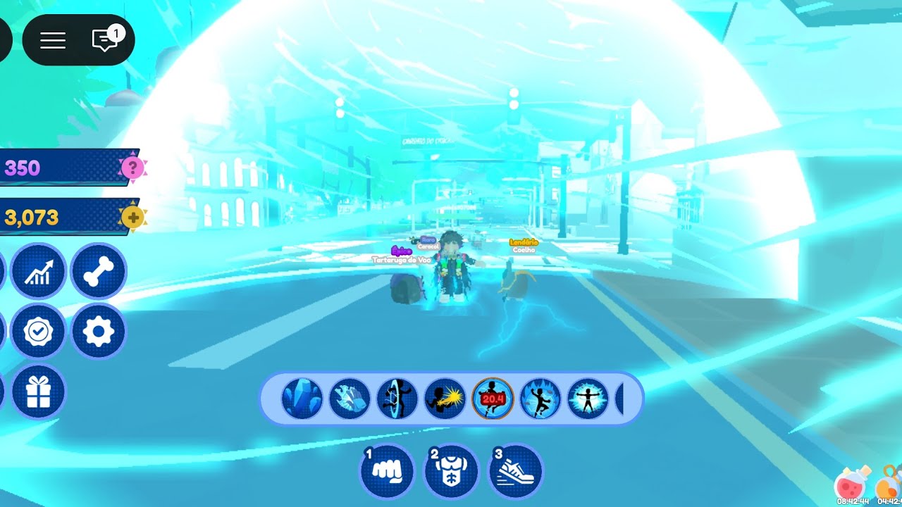 Caçando os Jogadores de um Jogo bem subestimado 🤪 - Simulador de Superpoderes: Chakra (Roblox)