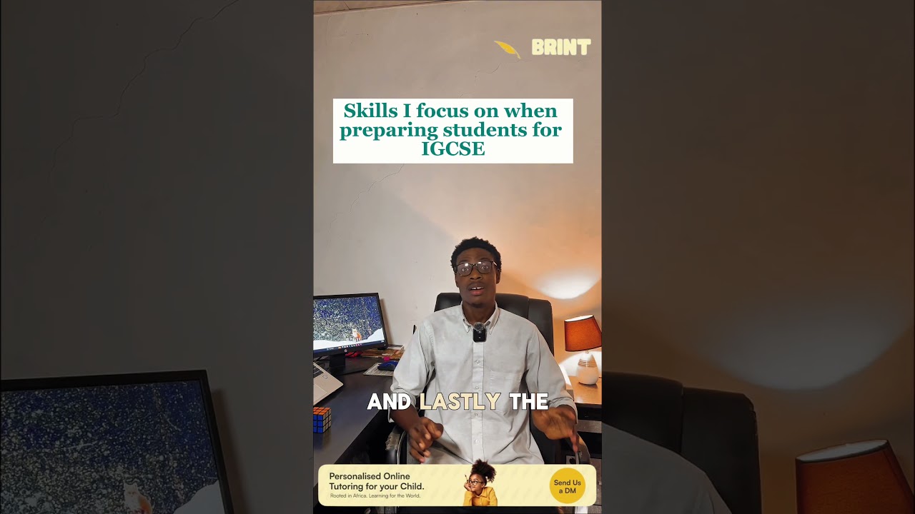 As a BRINT tutor, this is the skill I focus on when preparing students for IGCSE #brint