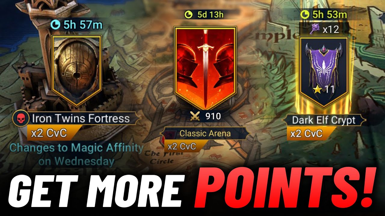5 Easy Tips to Get MASSIVE CvC Points! (F2P Tricks) - Raid Shadow Legends Clan vs. Clan Guide
