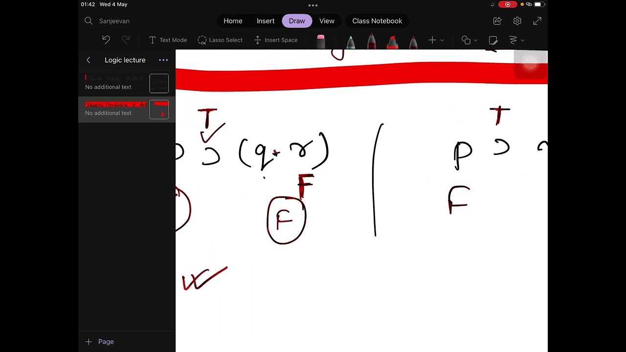 Reduction-Absurdum Method / Shorter Truth Table method (Proving Validity/Invalidity) || TF LOGIC QR