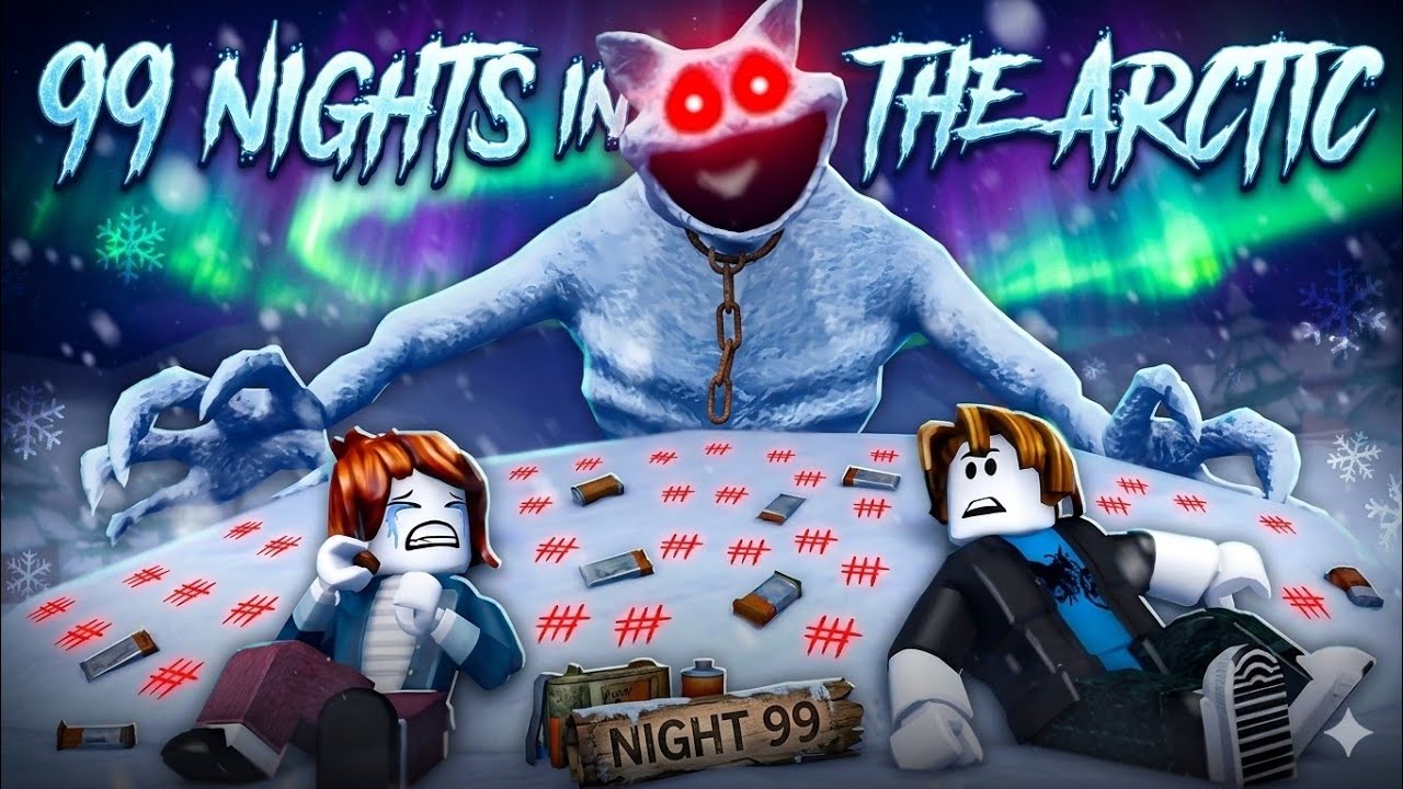 I Spent 99 Nights in the Arctic (Roblox Survival) [ ps5 120fps full Gameplay ]