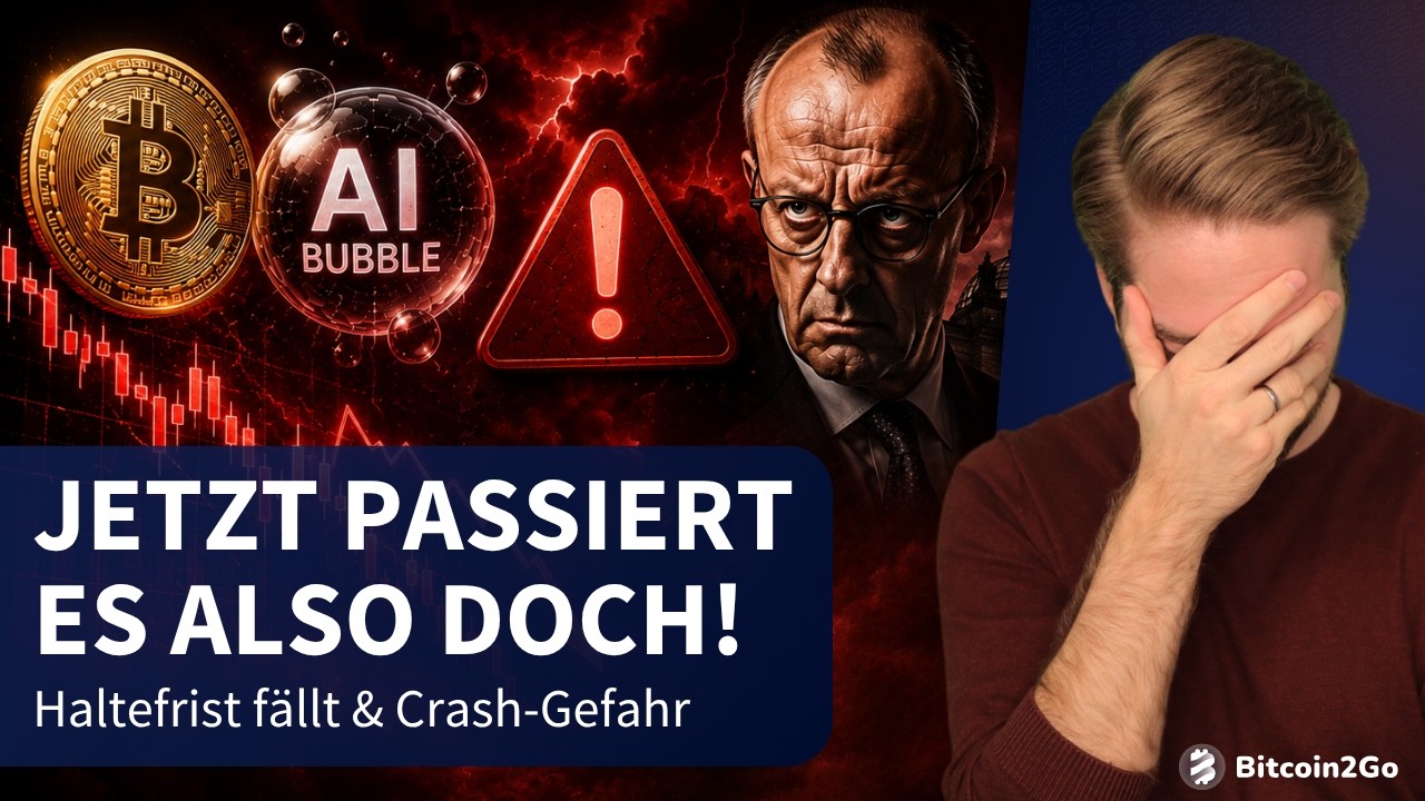 Bitcoin: Die Haltefrist wird fallen! - 25% Crash am Aktienmarkt?