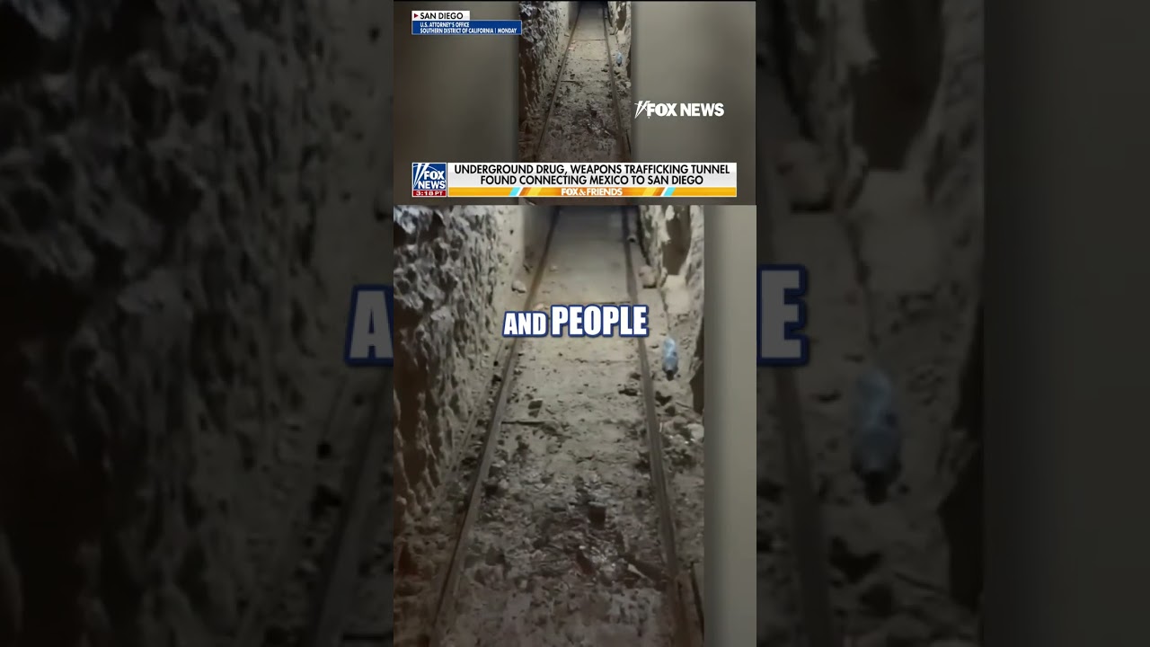 Alleged underground drug tunnel discovered in San Diego #foxnews #news #shorts #california #police