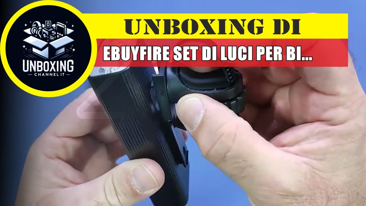 EBUYFIRE Set di luci per Bicicletta USB Ricaricabile