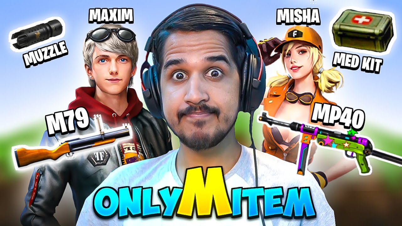 FREE FIRE But Only M Letter Challenge 😱