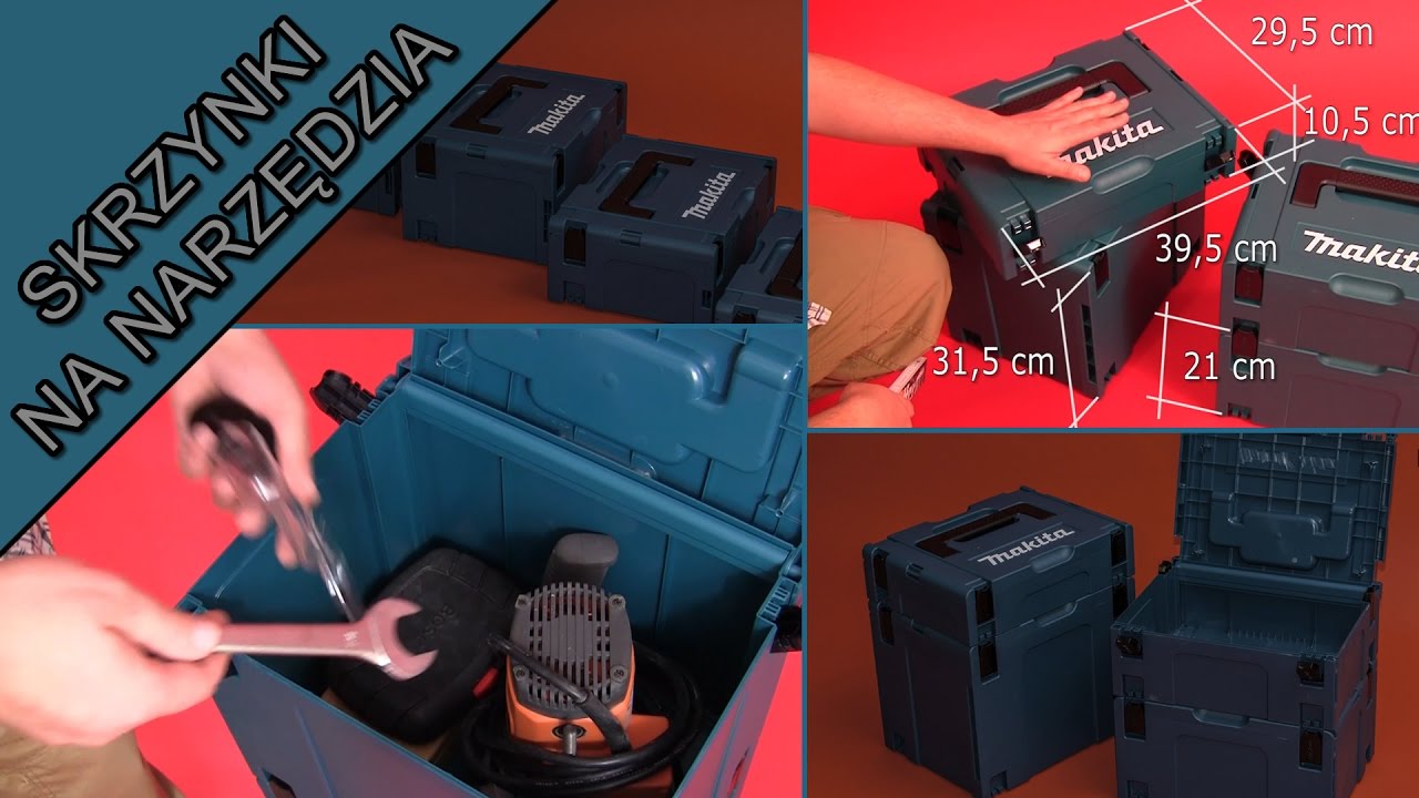 TOOLS | Skrzynie narzędziowe MAKITA MAKPAC