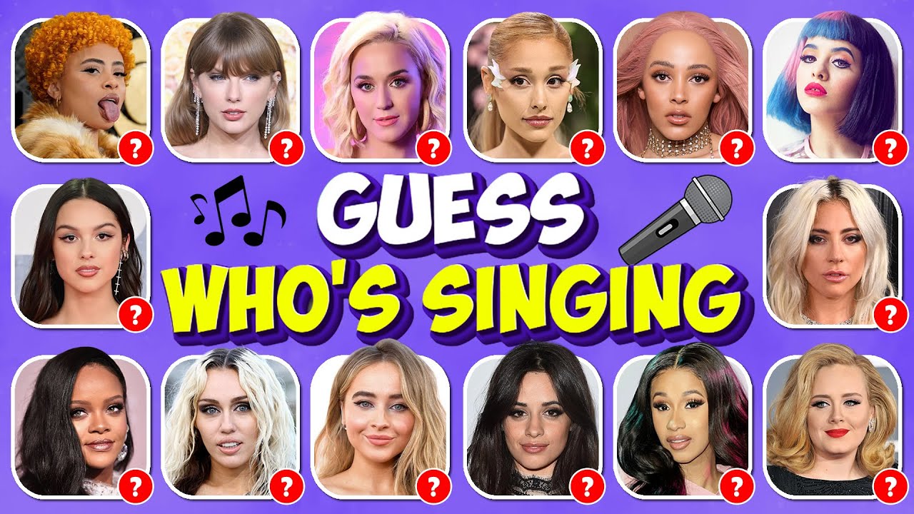 Угадай, кто поёт: ЖЕНСКАЯ ВЕРСИЯ 🎵🎤