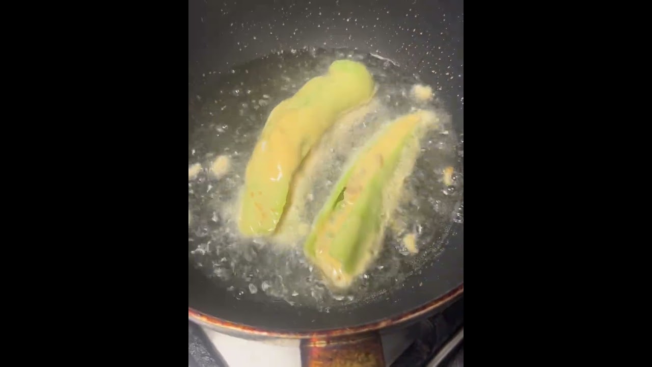Filled long chilli ( air fry ) mirchi pakoda  healthy 