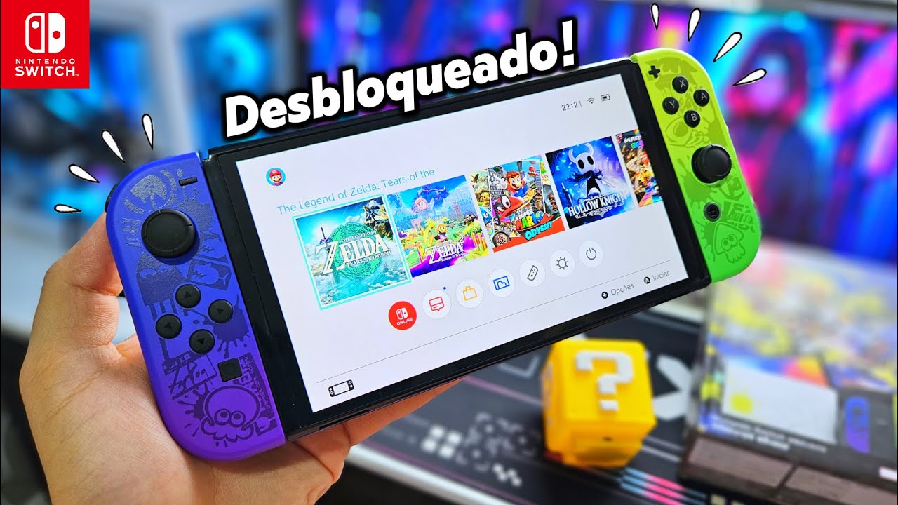 Comprei um Switch DESBLOQUEADO em 2024! (Edi&ccedil;&atilde;o especial)