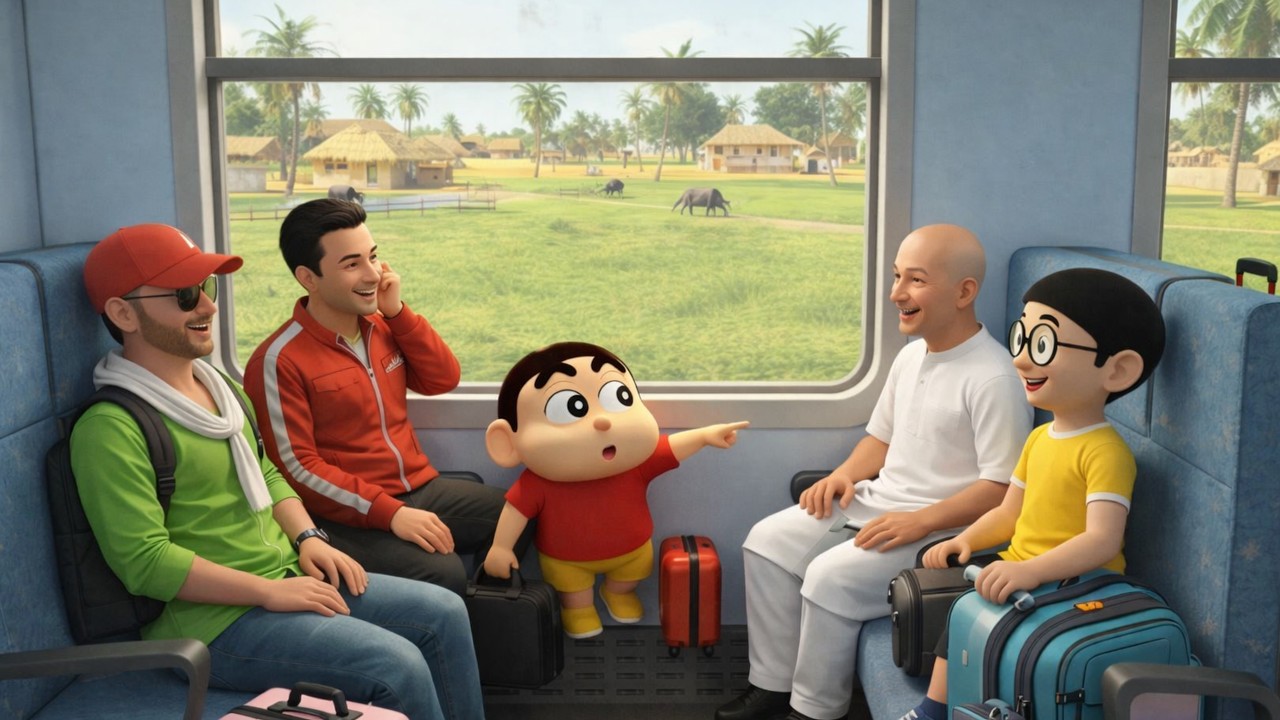 🤔Shin-chan is Missing! 😭 Can Jack and Nobita bring him back safely? #indianbike3d 