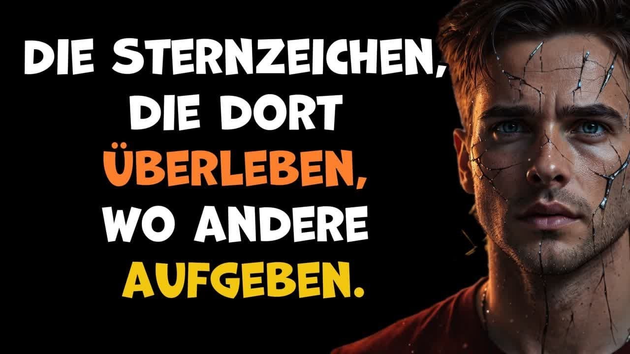 Sternzeichen, die dort überleben, wo andere aufgeben.