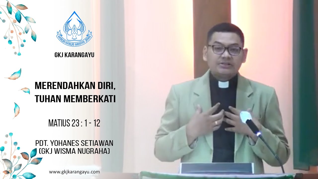 Ibadah Minggu 1 November 2020 GKJ Karangayu