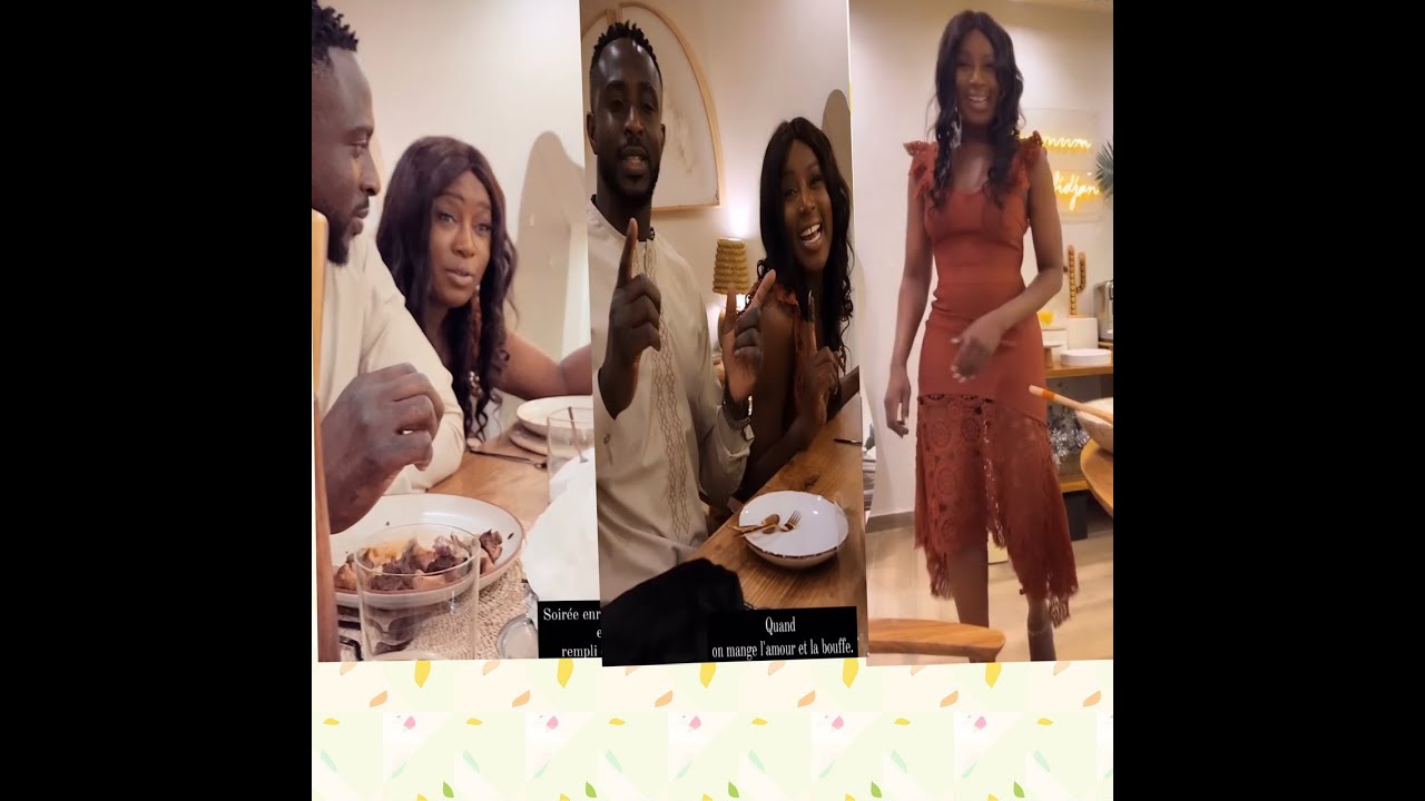 KONNIE TOURÉ ET SON MARI AMBIANCE CHIC AYITÉ MAUREEN MARIE PAULE ADJÉ