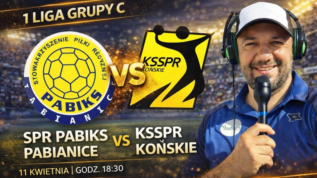 SPR Pabiks Pabianice - KSSPR Końskie - 1 Liga Grupa C - 22 kolejka - na żywo