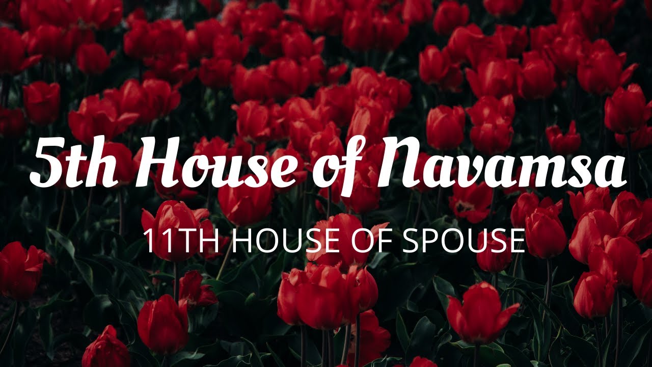 5th House in D-9 Navamsa Chart - 11th House of Spouse and Marriage