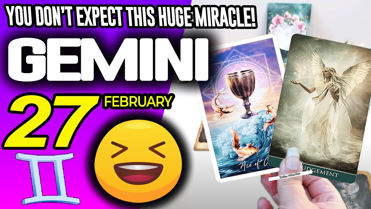 Gemini ♊🍀YOU DON’T EXPECT THIS HUGE MIRACLE❗️💖 horoscope for today FEBRUARY 27 2026 ♊ #gemini tarot
