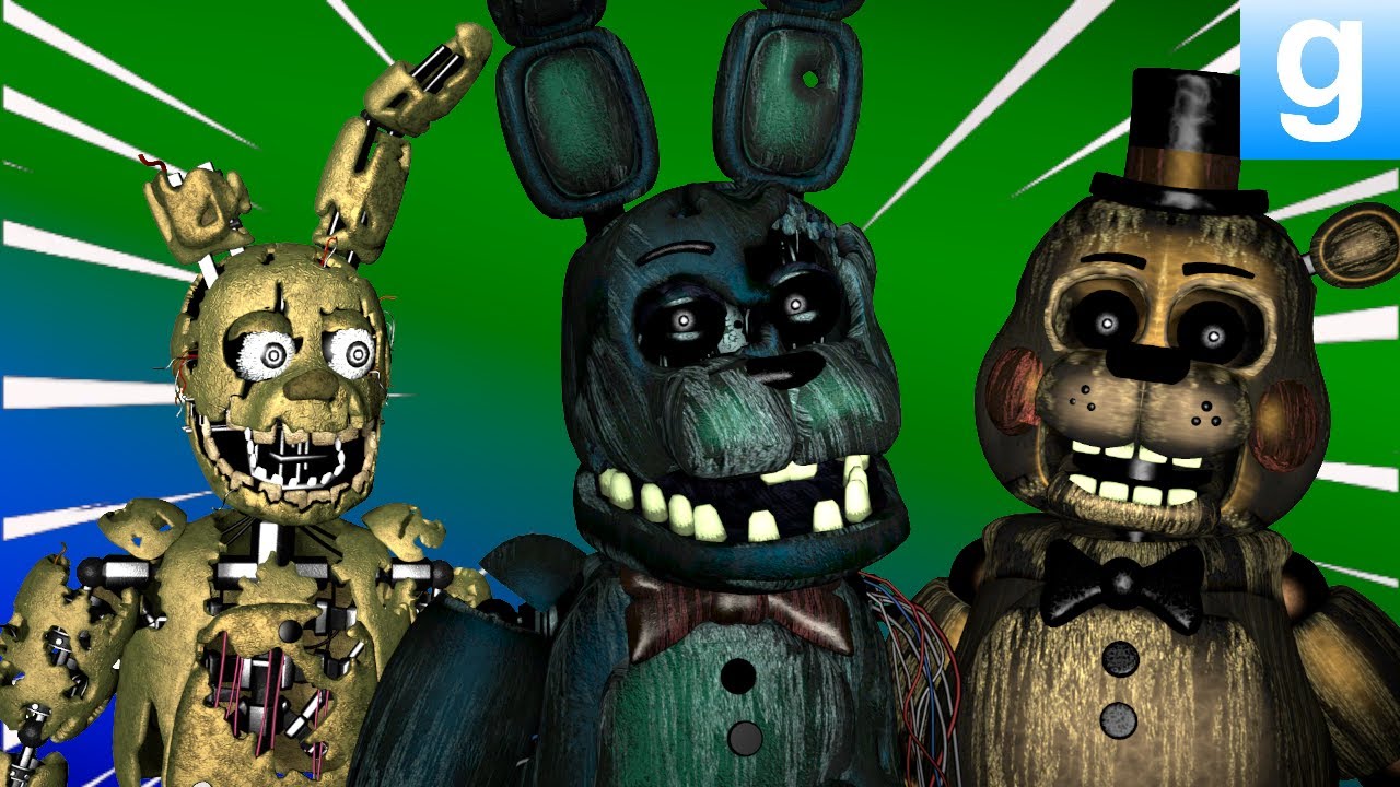 GMOD FNAF|Phantom Bonnie Visits Fazbear Fright!