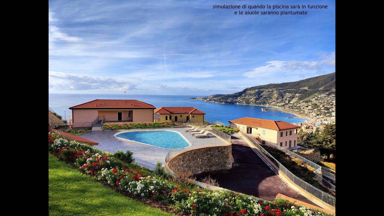 OSPEDALETTI -  Quadrilocale con giardino vista mare e piscina - VENDITA