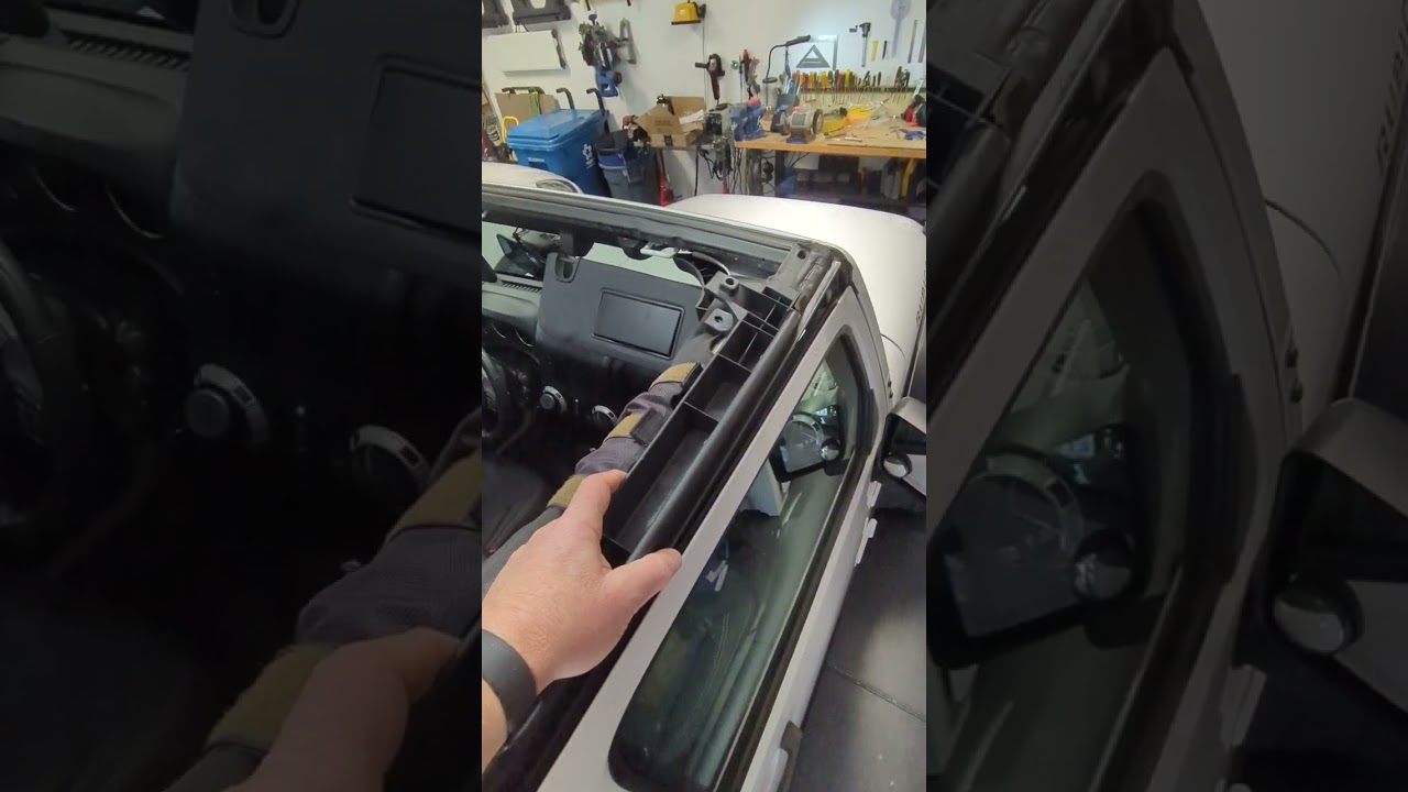 Jeep JK Soft top roof leak