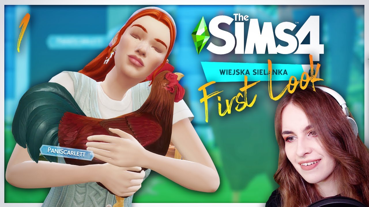 🐓 Kocham kurczaki a kurczaki kochają mnie 🐓 - The Sims 4 WIEJSKA SIELANKA ROZGRYWKA #1