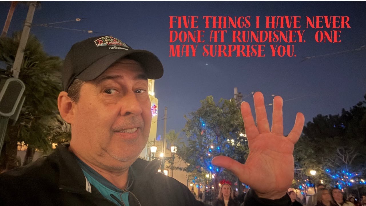 Пять вещей, которые Мэнни никогда не испытывал на мероприятиях runDisney. Одна из них, возможно, ...