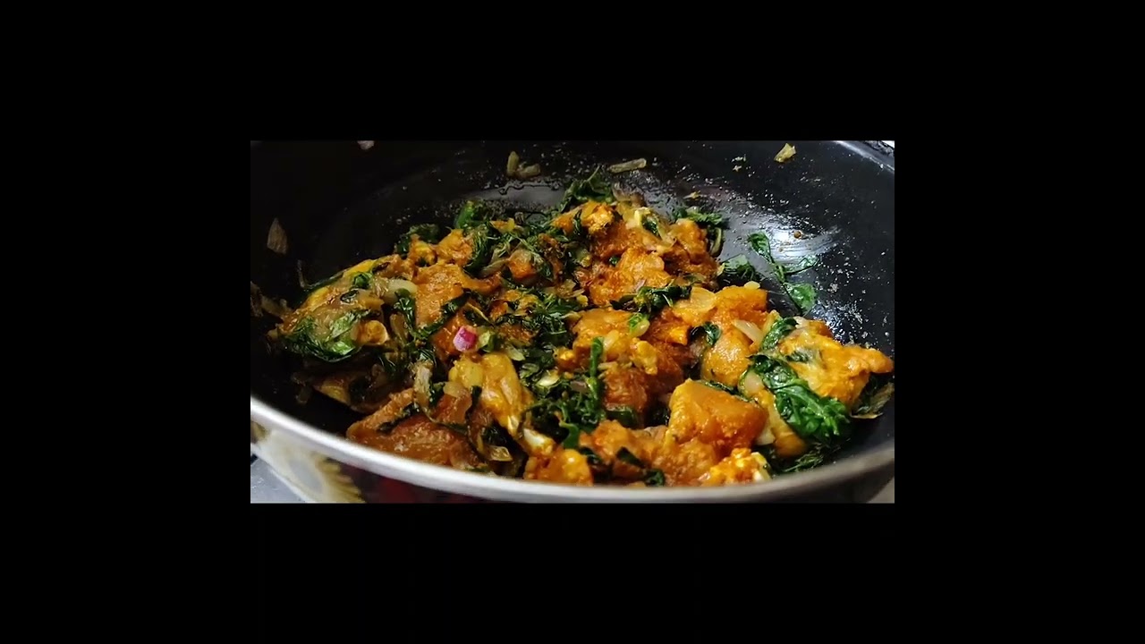 Menthikura chicken curry 😋🍗🍗